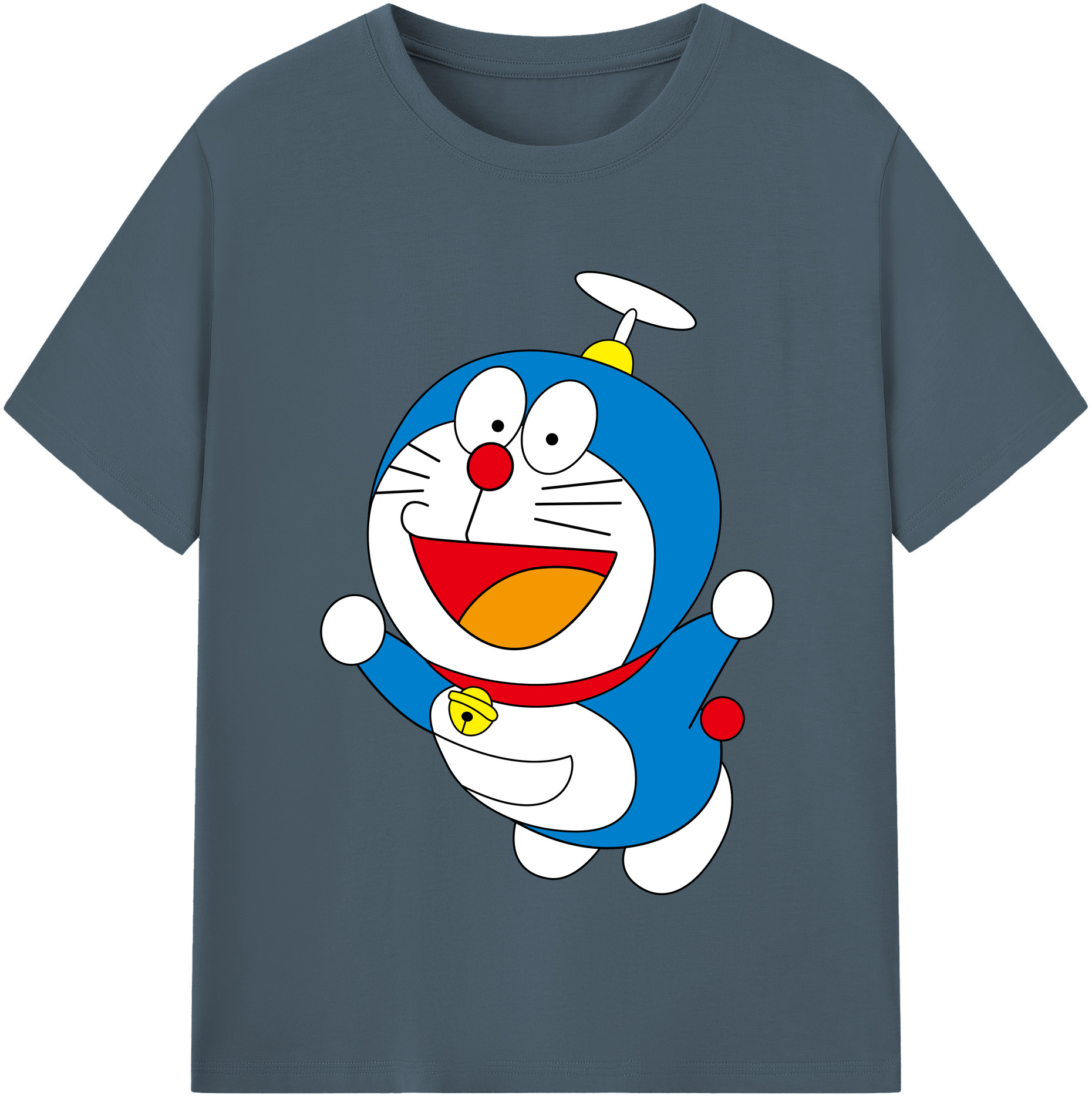 （画像用） ドラえもん Doraemon 綿100％半袖Tシャツ（フロントプリント）